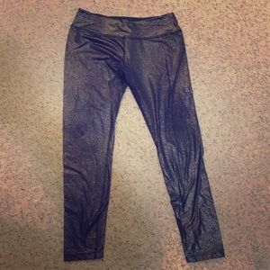 Black glitter beyond yoga leggings